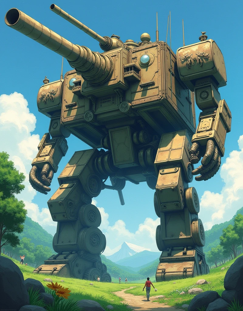 (0814) Today's challenge theme:Giant Ghibli Tank Weapon