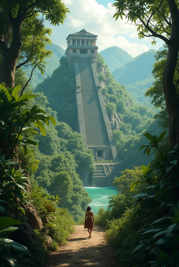 Images of Mesoamerican Rainforests and Ancient Cultures