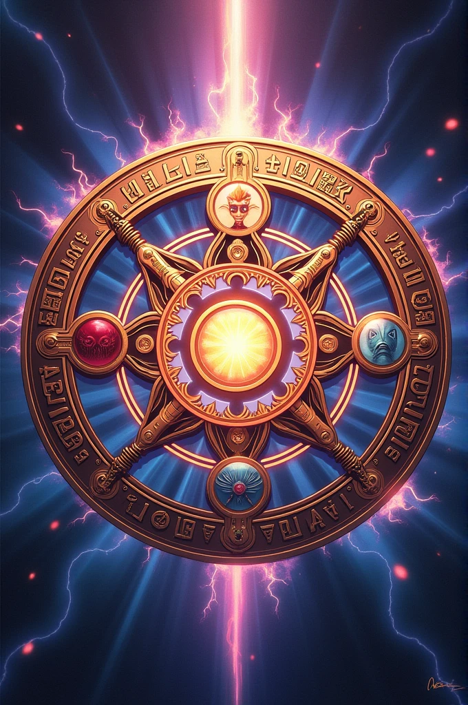 Magic circle on the back of Sakura Card Captor's clow cards