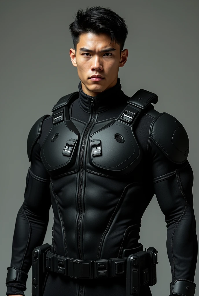 A man wearing Eula from Genshin Impact skin suit