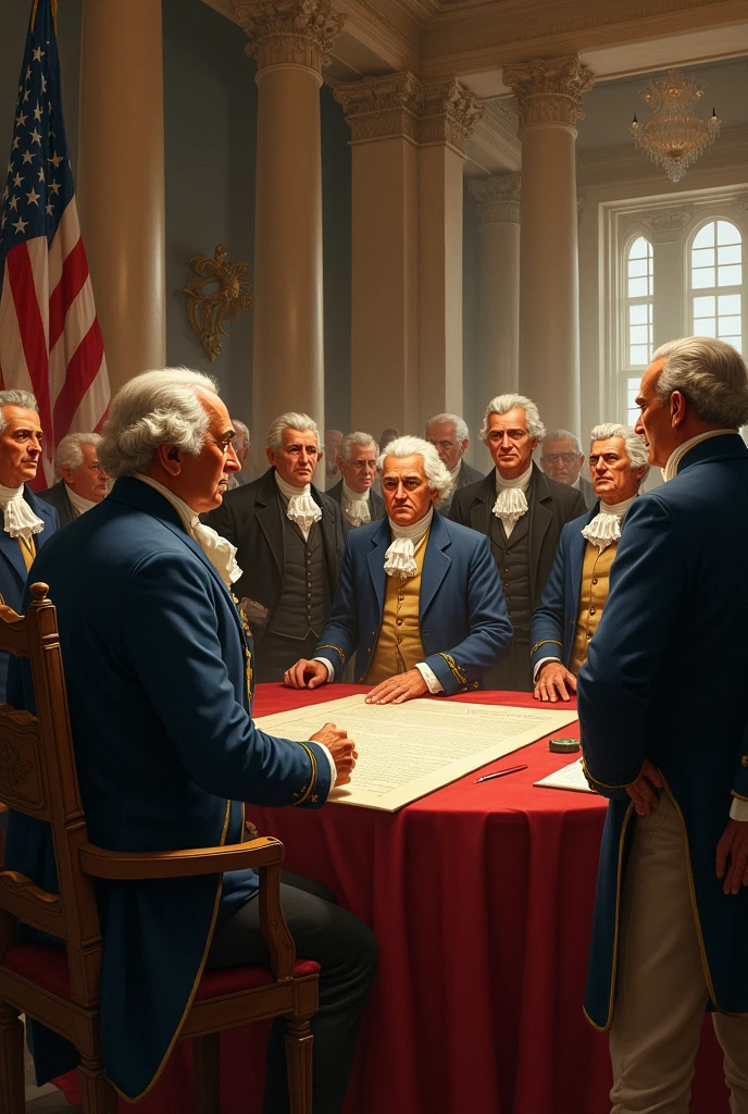 independence of the united states easy to draw