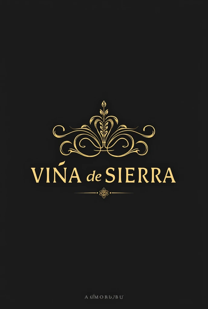 Logo for a wine company called Viña de la Sierra