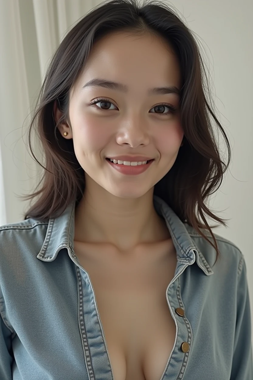 ((1 Spanish lady)), (kiera knight) (15 years)), beautiful ethereal, (awkward and seductive smile) with some teeth visible, by the wide, loving look at the camera, shaped body, big breasts, big ass, Sexy front pose ((David Hamilton Style)), detailed photo of the whole body, sent, luz outfit, boss&#39;artwork, Best Quality, photorealistic, 8k, High resolution, realistic and detailed skin, 8k euh, Digital SLR Cameras, luz outfiting, high quality, film grain, Fujifilm XT3, totally naked
