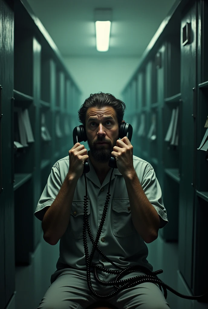 An inmate receiving several calls at the same time