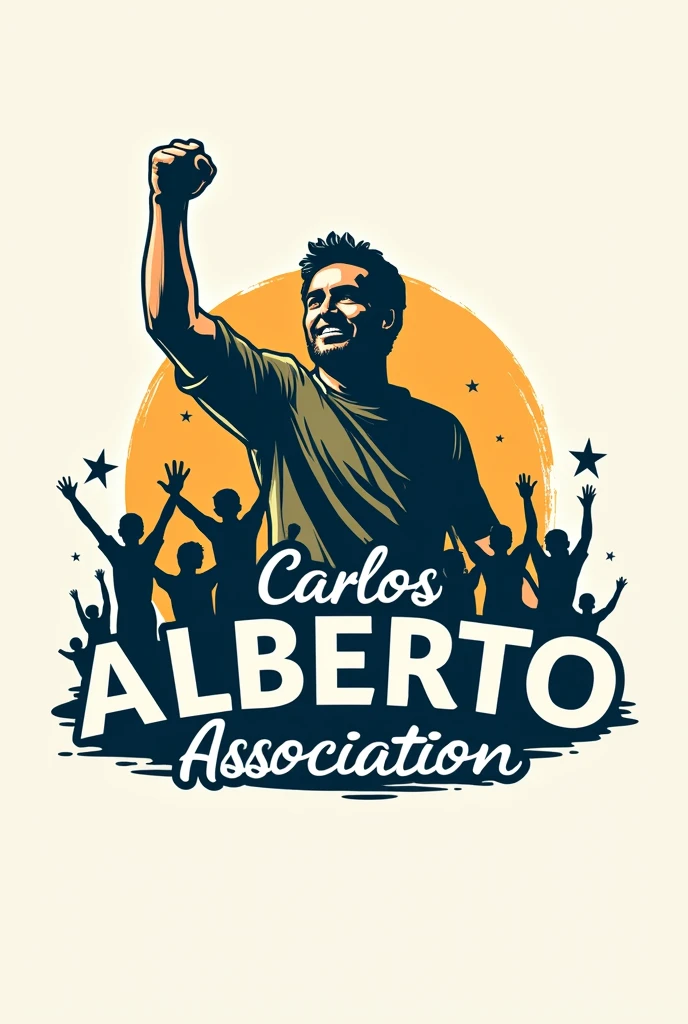 Create a logo for a social action called Carlos Alberto Association