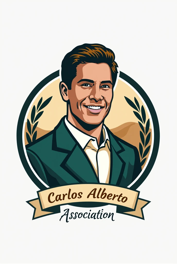 Create a logo for a social action called Carlos Alberto Association 
