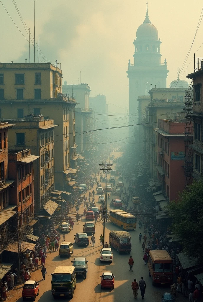 MORE LIKE A PAINTING ! POLLUTED DELHI
