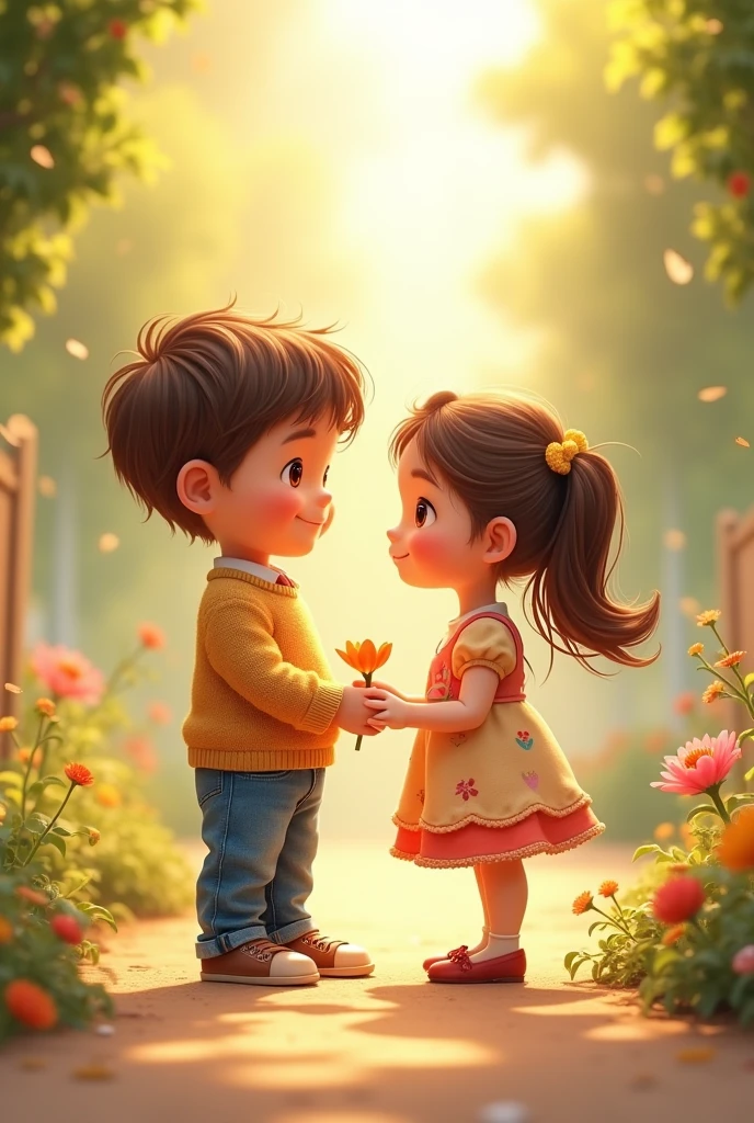 Cute boy and girl pic 