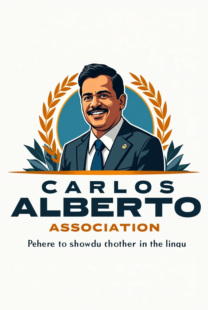 Create a logo for a social action called Carlos Alberto Association 
