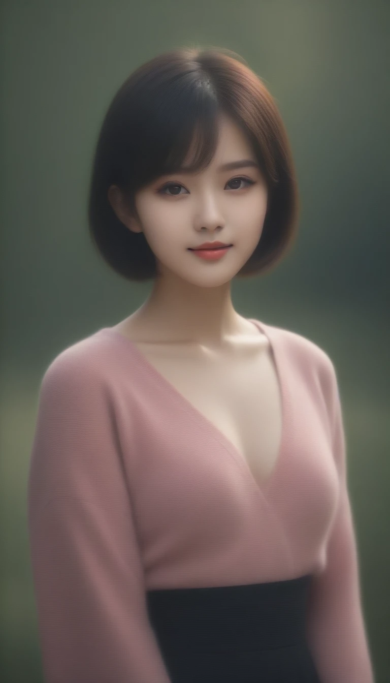 8k, Ultra-high resolution, Highest quality, masterpiece, 三分割法によるphotograph,Surreal, photograph, 1 Girl, (:1.3), pretty girl, Cute Face, 細部までBeautiful Eyes, 細かくdetailedに,masterpiece,One Girl:1.2,Japanese women,Young Wife,upper body,smile,Black hair,Bowl cut,(Summer knitwear:1.3),wood々Inside,Mountain trail,Summer sunshine,wood漏れ日,(Beautiful attention to detail),Subtle details, detailedな顔, smile,Attractive girl,(のポートレートphotograph:1.4),(Photorealistic images:1.4),Fantasy art,(Beautiful Face:1.4),Beautiful and attractive eyes、Beautiful Eyes、(Tight waist:1.4)、(Beautiful with perfect body proportions:1.4),Pink Lips,Looking at the audience,(((Ideal body type))),A-cup small breasts :2,、Portraiture:2、Perfect Anatomy、鮮明なdetailed、detailed,Fashion magazine cover,Thin lips,完璧でBeautiful Face ,完璧でCute Face, Skin with attention to detail, Perfect limbs、Narrow waist,Surreal,Light and shadow,dappled sunlight