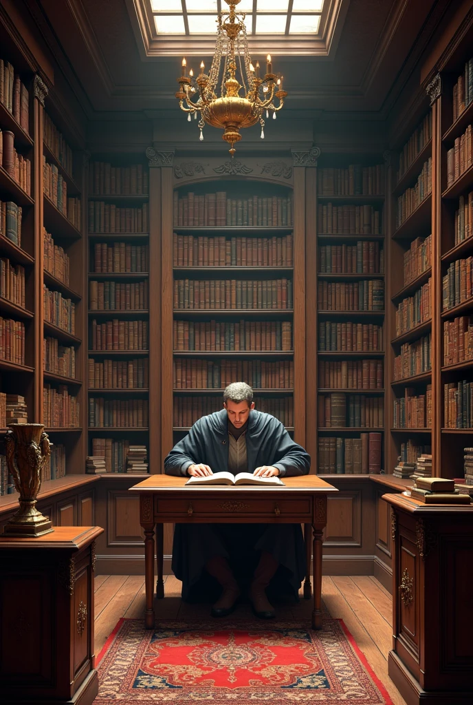 A room full of books
