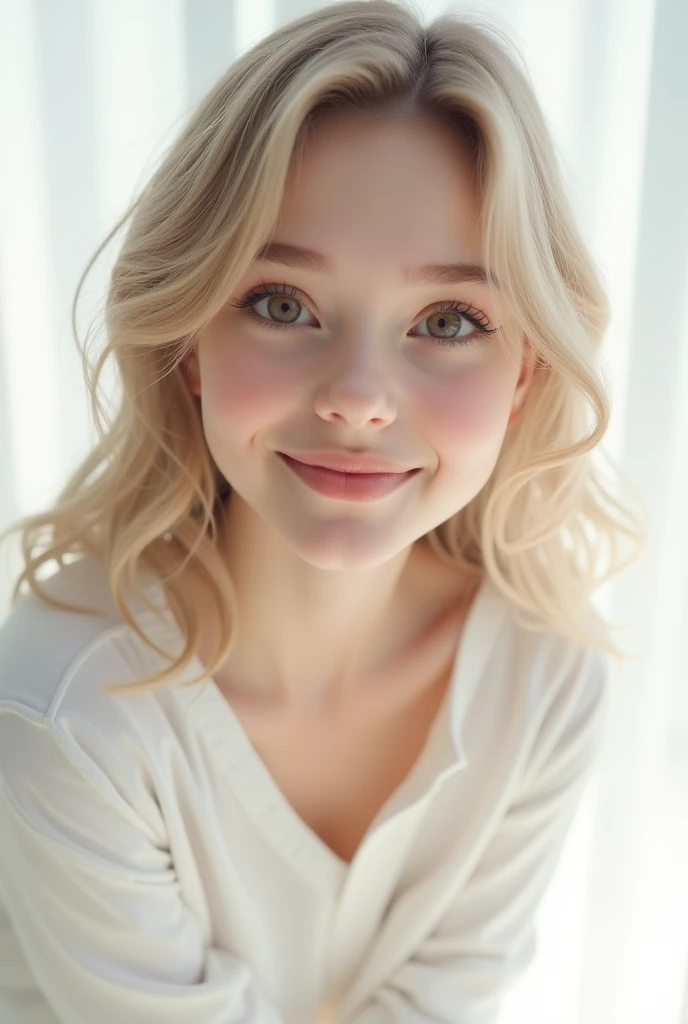 Cute girl pic white shirt