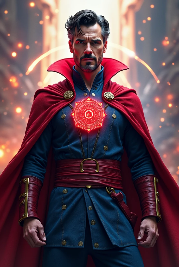 Make doctor strange with a red badge