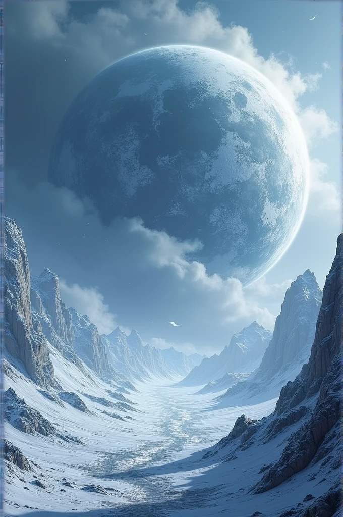 Create me a planet that is cold far away in from our solar system
