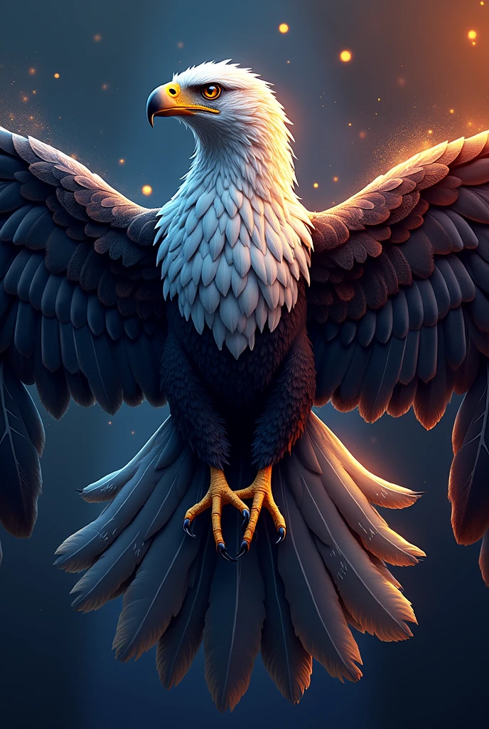 Make me a prom logo, Name: Kleox, animal: harpy eagle 