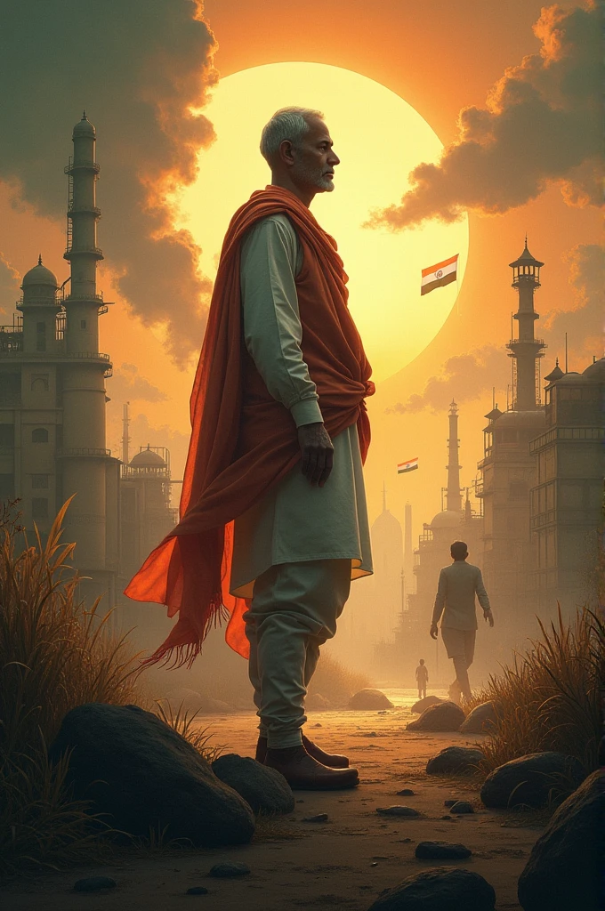 Development of India after independence image with deep meaning