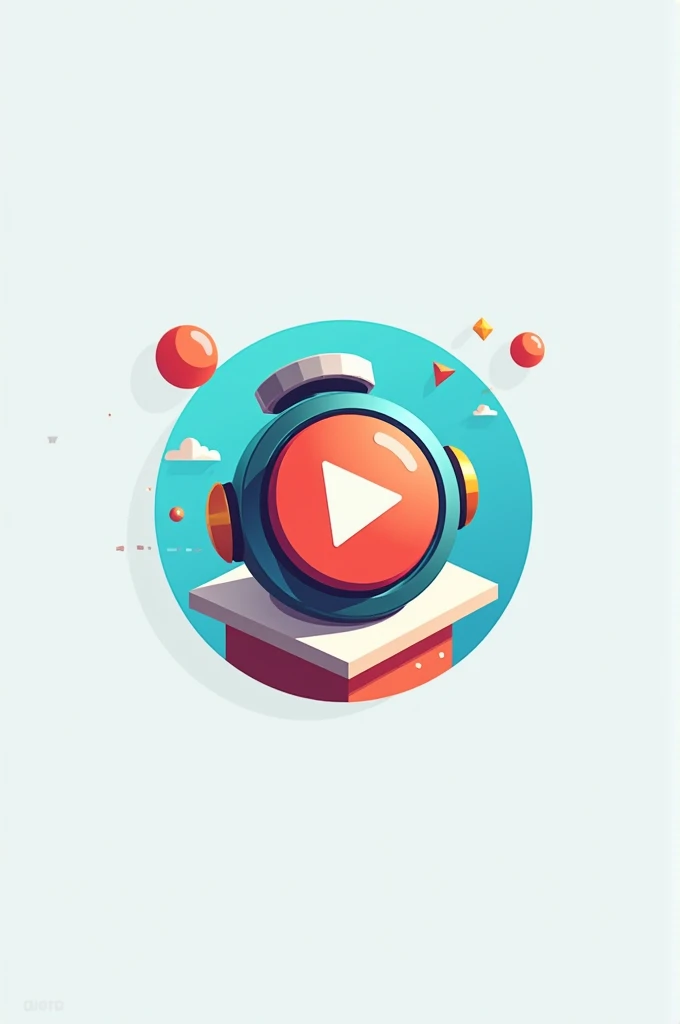 2d logo easy and unique for challenge video