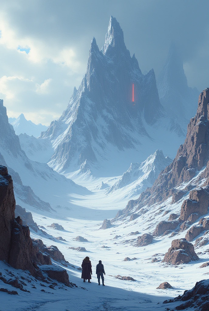 Create me a planet that is cold far away in from our solar system make a similar to star wars