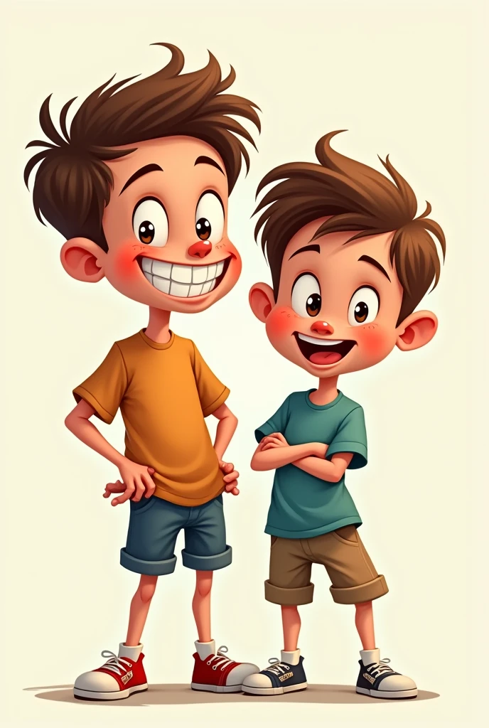 Sisters boys caricature