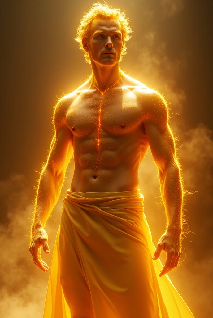 golden skin man