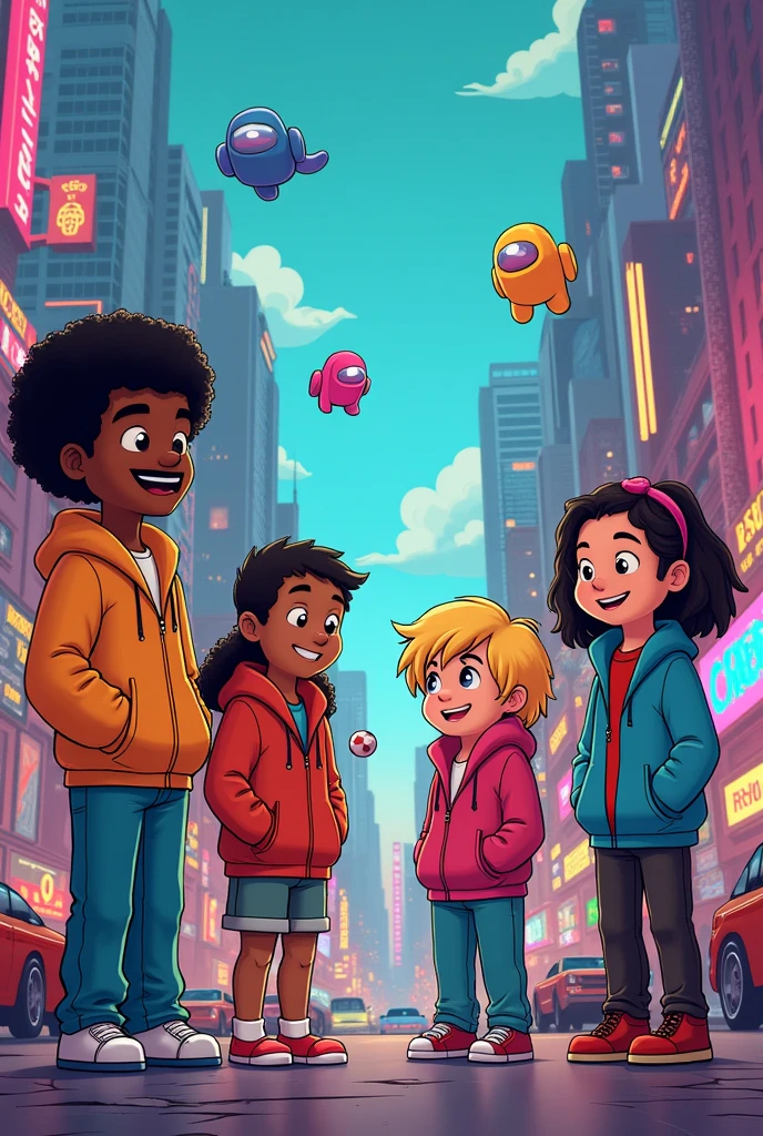 EVERYONE HATES CHRIS and the AMONG US characters from the game by innerSloth