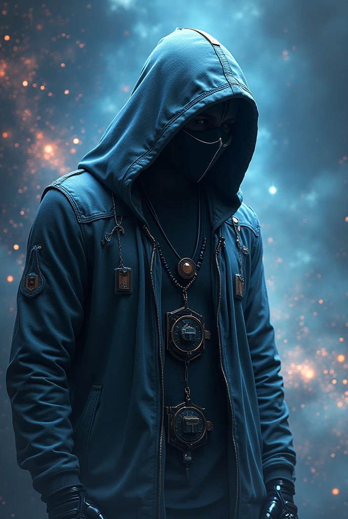 Hooded rapper in the universe 
