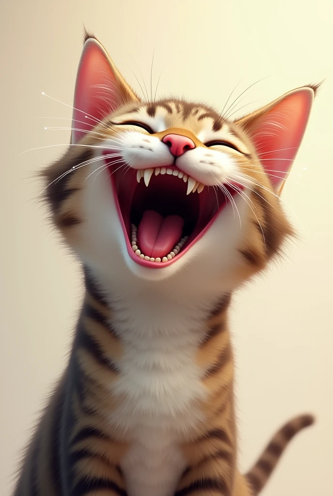 Laughing cat