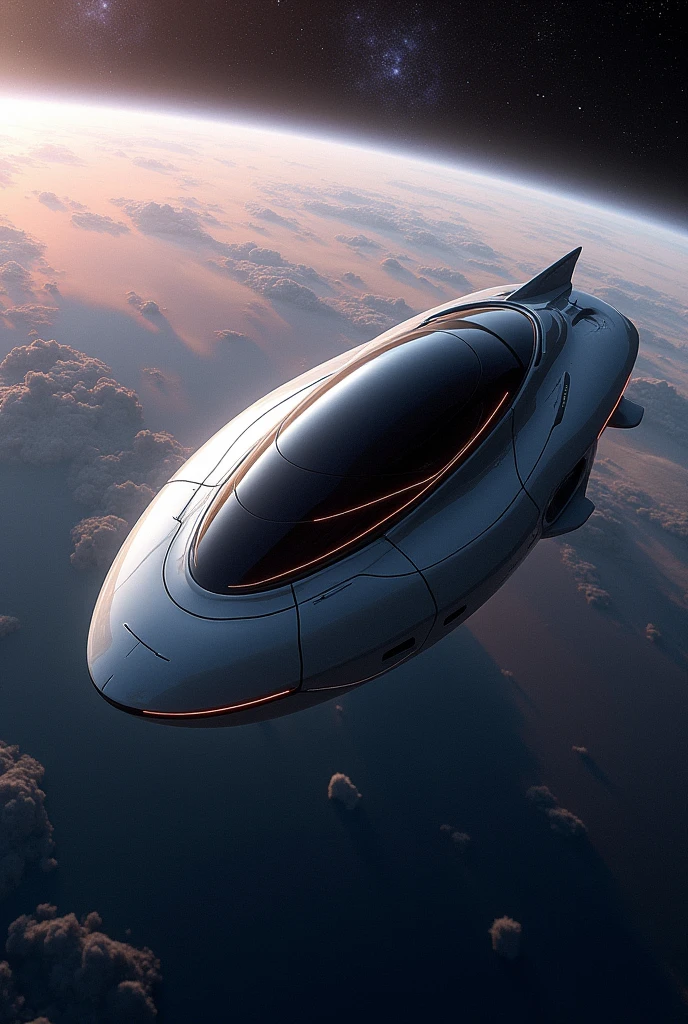Spaceship、(Oval)、Sightseeing vehicles、All-round glass、Sense of luxury、noon