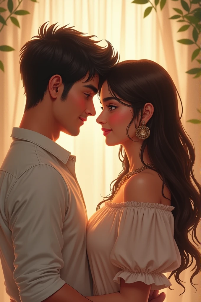 Tow Cute Couplea 22 Years Old Boy Text Name "Shahid & Girl text Name"Rokeya