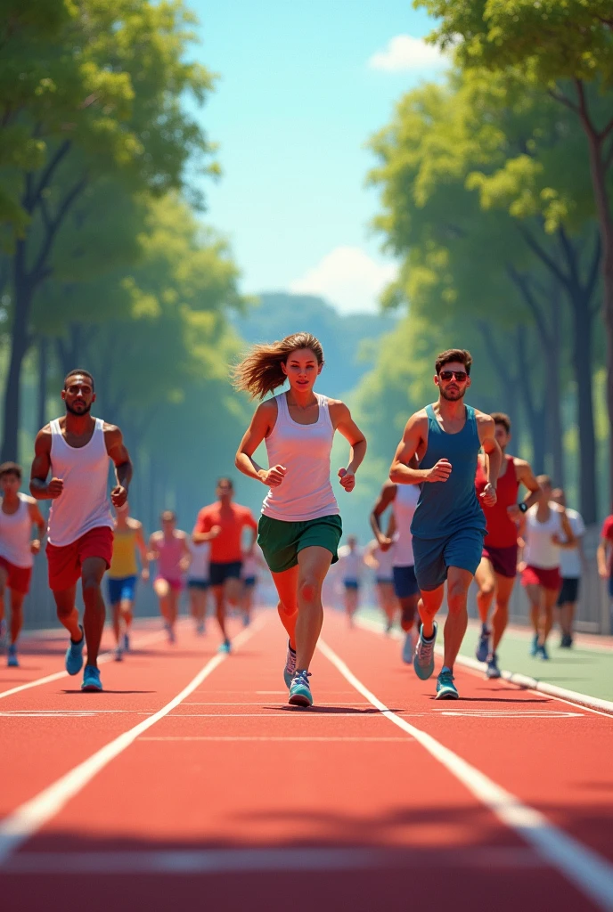 600 m Walk and run
