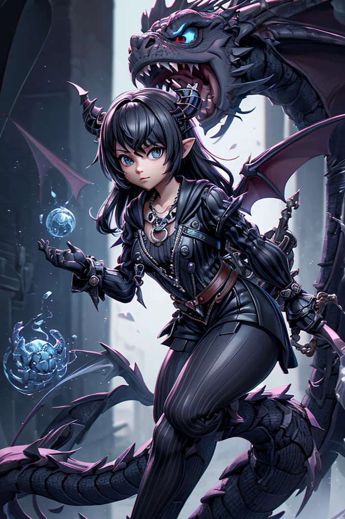 character, mic, long-sleeved blouse with black and white stripes, , different colors, Small shorts or legging pants, small waist, corpo mic, blouse with stripes, CG, striped shirt, striped sock, based on ((kingdom hearts)), (kingdom hearts), without a hat, colourful hair, takes bowser, ((striped shirt)), subsurface alta, hight subsurface, occlusion environment, big sword in hand, greatsword, carrying sword, segurando greatsword, skin natural, ((large video game decorations)), Sword and shield, ((castlevania)), dark animals in the background, dark dolls in the scene, monsters in the scene, Panning, (very big tits), dark theme, mask covering the mouth, monsters in the background, character in the center of the scene, diffuse color blue, dark blue color, detailed, sensual ao extremo, full body, creatures in around, ((demons and dragons)),((demons and dragons)),((só de calcinha)),((lingeriee))