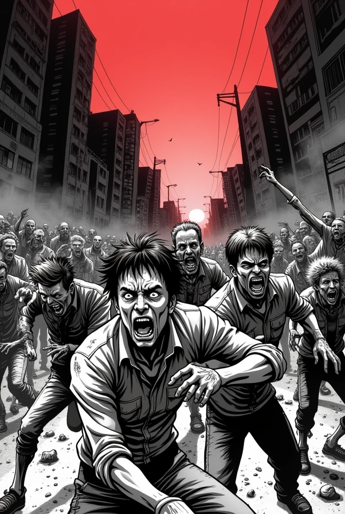 Create zombie apocalypse manga
