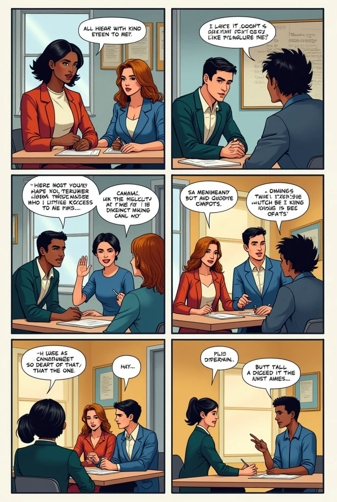 a comic strip that shows motivation as function of communication and use english as their language