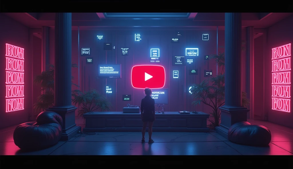 A closing screen with a call to action, including channel logo and video recommendations.