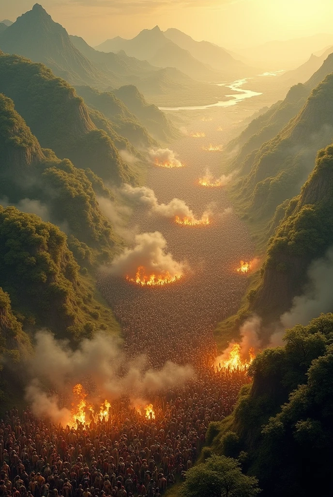 Mahabharat war pic from sky