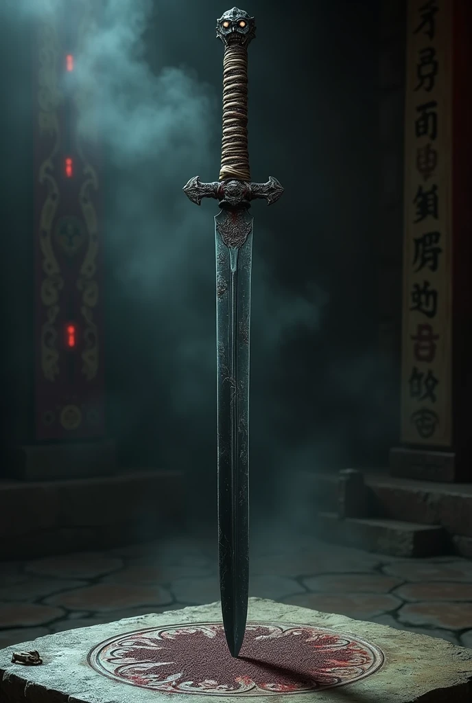 Create a cursed katana 