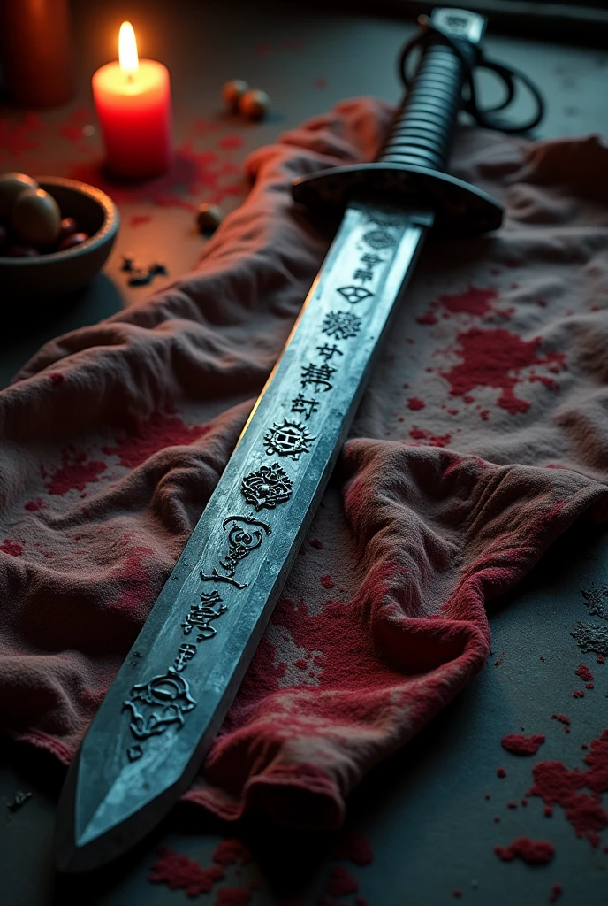 Create a cursed katana