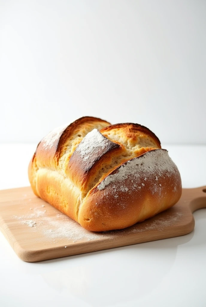 A bread in a white board