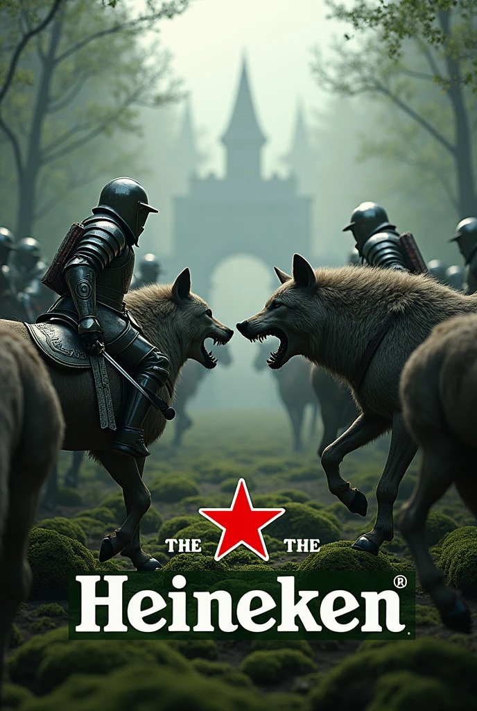 wolves heineken medieval knights