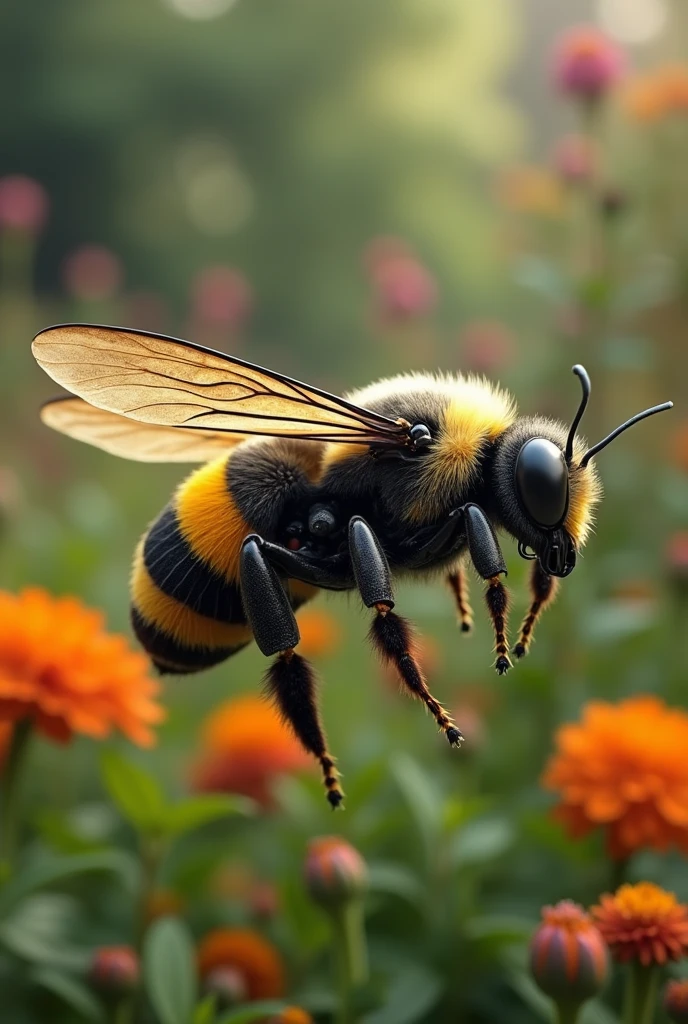 drone turned into a bumblebee