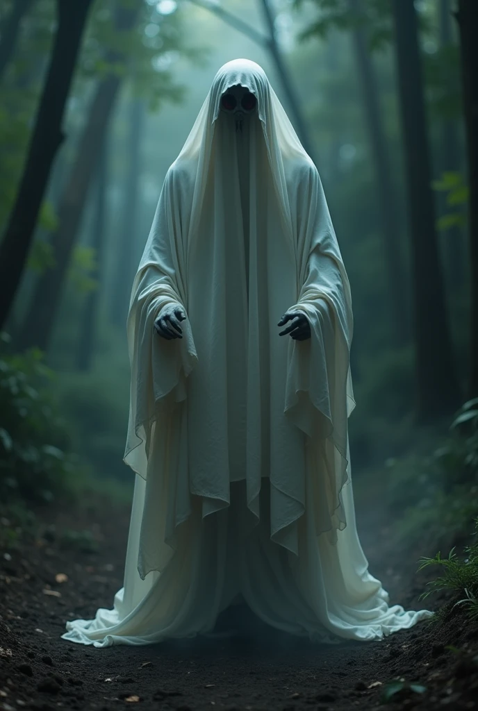horror artwork, awe, best qualityer, work of art, ultra high resolution, (photorrealistic:1.4), Action shot of terrifying ghost chasing after the viewer, dynamic racing, in a decrepit underground tunnel in Hell, nasty, white gown, enervante, disturbing, terrifying, 80mm, Horror lighting, dynamic action Dark and night cemetery