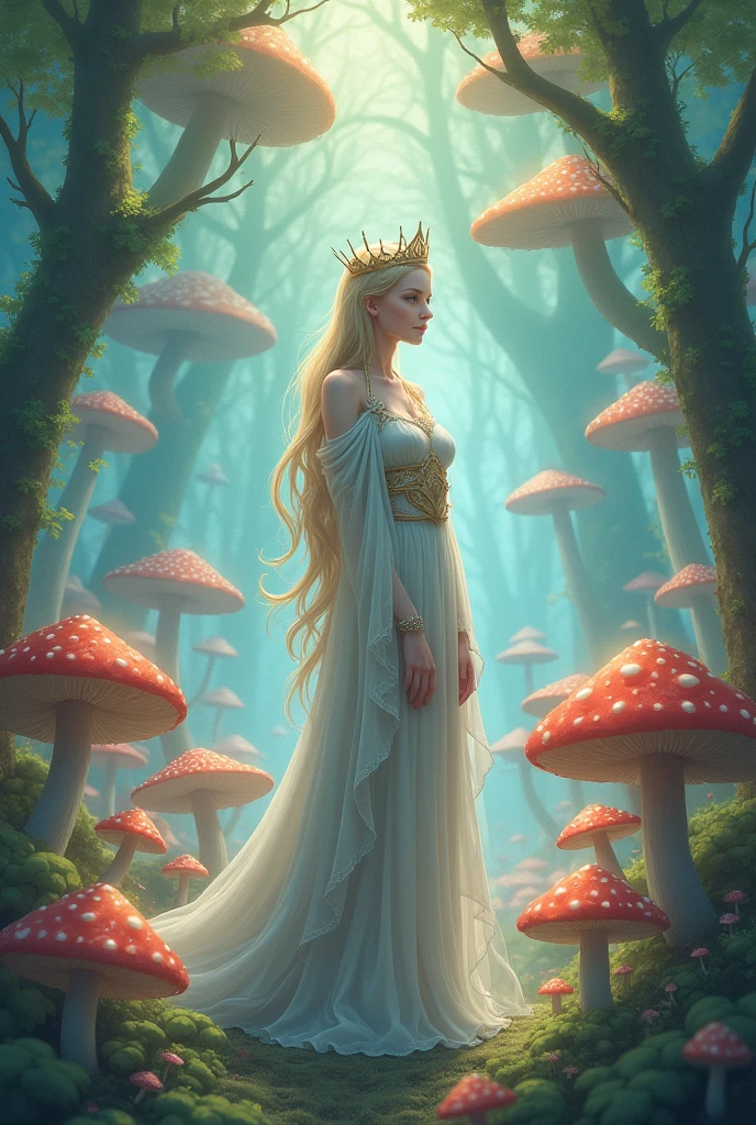 Anime Mushroom forest queen