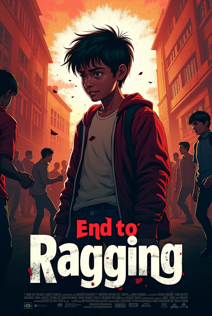 Generate a A3 size poster for anti ragging