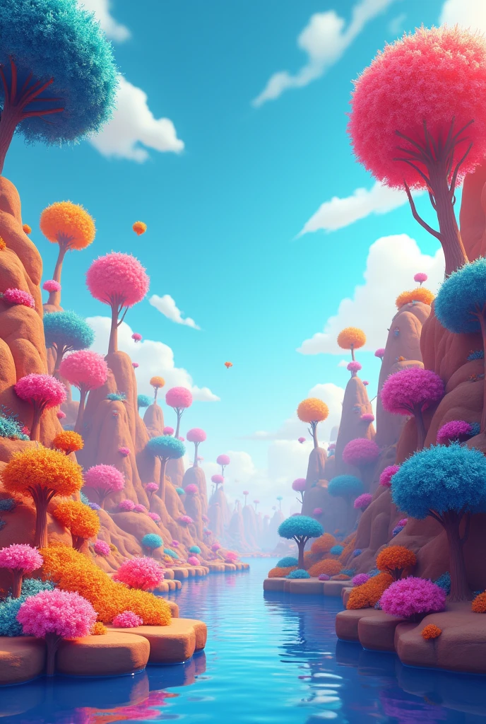 Enimation video show background