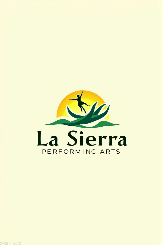 La Sierra Performing Artist Logo Yellow and Green