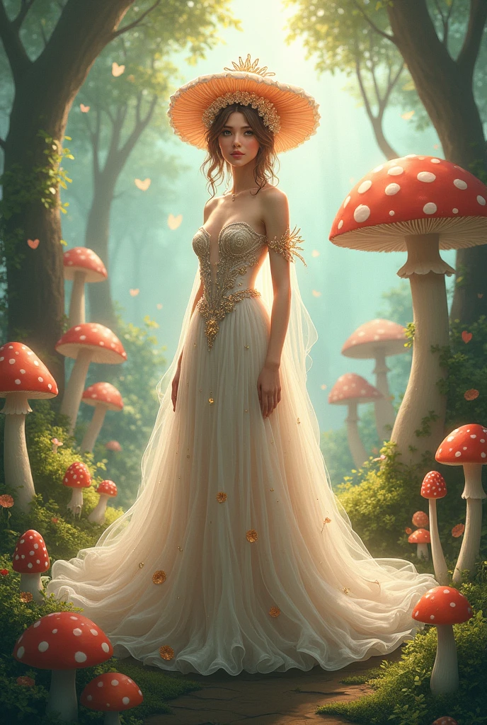 (Easy to draw) (Anime) mushroom forest queen