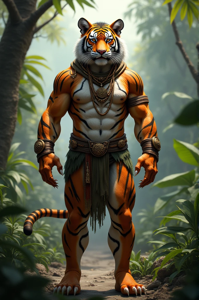 Tiger person tour guide