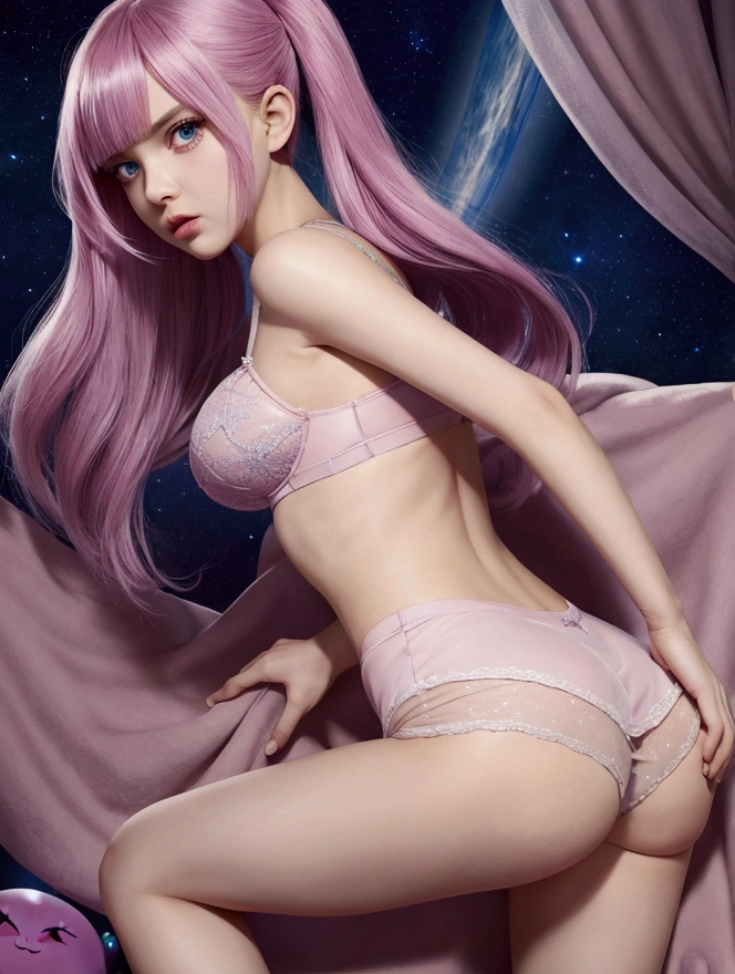 Star vs the Forces of Evil, Star Butterfly, panties, bra, dress, big butt