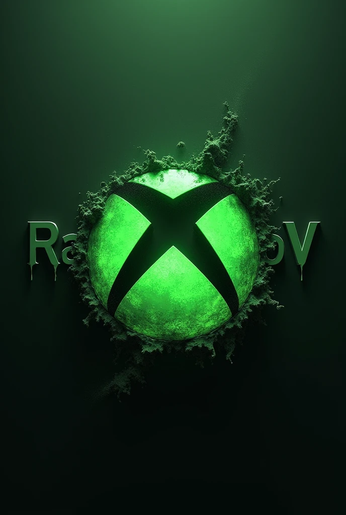(Logo Xbox aberrant avec écrit RaMlLoV 