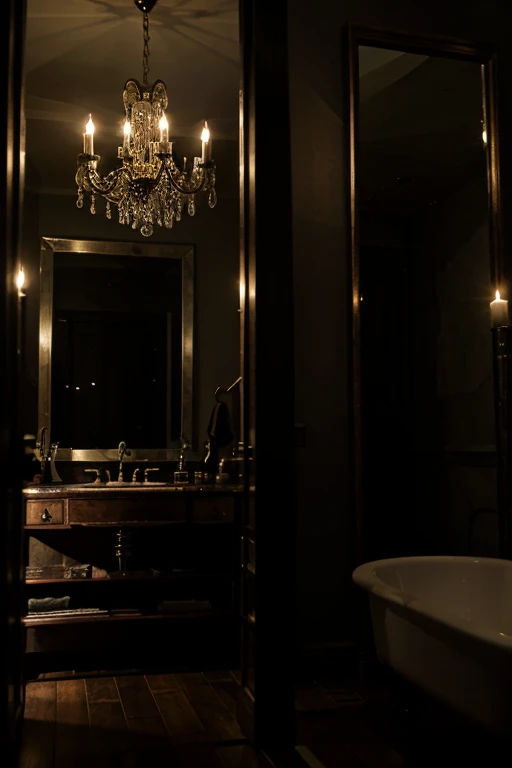 Darkly magical spooky house of mirrors